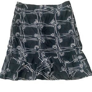 RONAN | A-Line Fit & Flare Floral Skirt